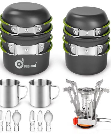 Lightweight Camping Cookware Mess Kit