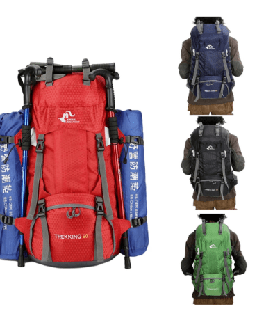 Stay Dry and Save Money: The Affordable 60L Hiking Backpack with Built-In Rain Cover