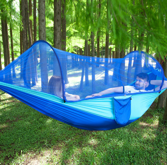 Bug-Free Night's Sleep: The Perfect Hammock with Built-in Mosquito Netting