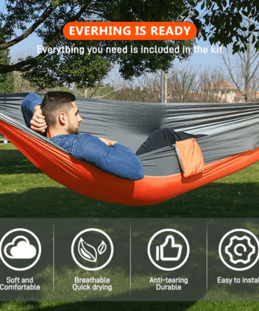 Take Your Relaxation Anywhere: The Convenient Portable Hammocks with Tree Straps for Camping and Backyard